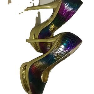Brand NEW .Multi Color Shake Skin Pattern.